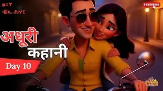 Bas Ek Chai ☕ | 172 Days Love Story | Aman ❤️ Riya | Day 10 | Old Delhi Cartoon Series