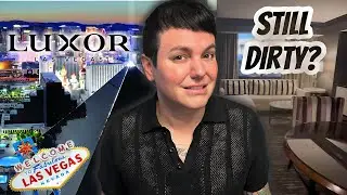 Luxor Tower One Bedroom Suite (Gold Elevators) Review — Another DIRTY Vegas Room Tour?!