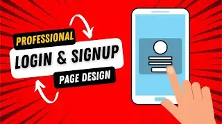 Professional Login and signup page deign || #LoginpageDesign #SignupPageDesign #mdAshraf #Elementor