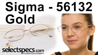 Lightweight Glasses for Ladies - Sigma 56132 Gold