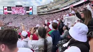 Jump around – University of Wisconsin football game