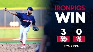 IronPigs vs RailRiders Game Highlights (8/9/2025)