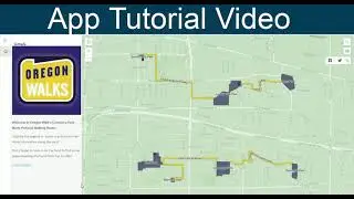 Oregon Walks Connect-a-Park Walking Route's app Tutorial