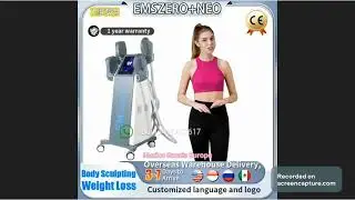 EMSLIM-NEO RF 2024 EMSzero Machine for Body Sculpting, Fat Burning, Slimming