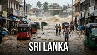 Sri Lanka Underwater: Hyper-Realistic Flood Simulation (AI) | Monsoon Turns Into Catastrophe