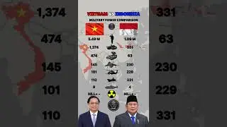 Vietnam vs Indonesia Military Power 2025