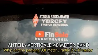 ANTENA 40 METER BAND VERTICALE 1/4 LAMBDA