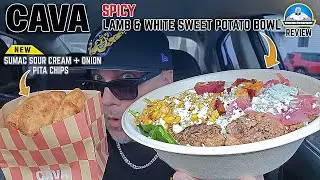 CAVA® Spicy Lamb + White Sweet Potato Bowl Review! 🐑🍠🥣 | Their BEST Bowl Ever? | theendorsement