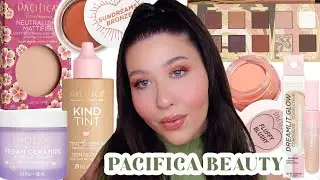 Pacifica Beauty | Full Face Using Pacifica Beauty Products | TRY-ON & First Impressions