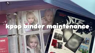 kpop collection update #9 ✦ setting up for skz & (g)i-dle and more a5 meowcafe binders!
