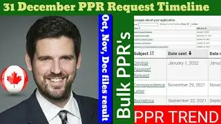 Canada PPR Update | Canada PPR Timeline today  | Who are getting fast PPR | PPR  2 Jan update