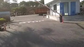 Boom barrier system for commercial buildings and Apartments. Auto entry or pass tag system