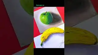 3D fruits drawings