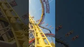😨 DOPPELLOOPING #teststrecke #kirmes #achterbahn #rollercoaster #history #shorts #looping