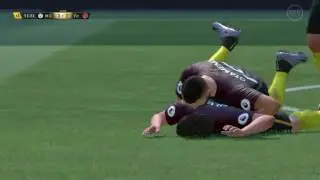 FIFA 17 Давид Сильва сравнивает счет 90 минута