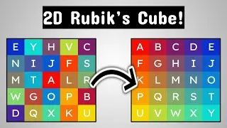 Solving a 2D Rubik's Cube! (Loopover)