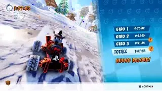 CTR:NF - Blizzard Bluff 1:07:83 (Bad PB)