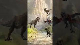 T Rex👑 vs all dinosaurs #edits #shorts #jurassicworld