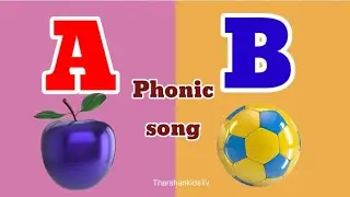 Phonic song alphabet videos atozvideo abcd video abc video atoz aforapple bforball tharshankidstv