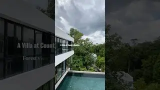 Would you live here? Infinity pool & forest views, Country Heights KL #LuxuryLiving #villa #bungalow