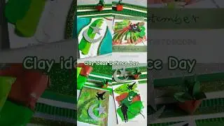 Clay ideas|💚|#6september #defence #art #artistoscope #clayart #pakistan #artshorts #viral #trending
