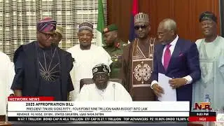 President Signs 2025 Appropriation Budget Of 54.99Trillion Naira  Into Law | NTA