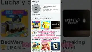 comenten c&oacute;mo se recupera todos los amigos en roblox cuando se borra la cuenta 🥺🥺😭😭