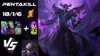 MID Kassadin vs Orianna [PENTAKILL] - EU Challenger Patch 25.S2.5