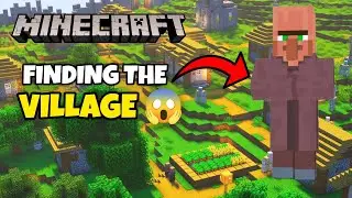 Minecraft Survival: Finding the Perfect Village for My trading! 😱☺️#Minecraft