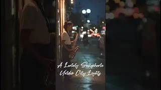 A Lonely Saxophone Under City Lights #saxophonejazz #music #cover