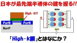 【超重要】日本がカギを握る最先端半導体材料High-k膜とは何か？【MOSFET】【誘電体】