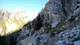 Walking Into Garnet Canyon - Grand Teton National Park
