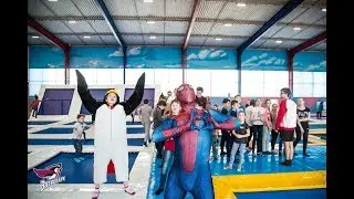 Crazy Spidy with children