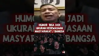 Humor Bisa Jadi Ukuran Kedewasaan Masyarakat/Bangsa #shorts #viral #trending #humor #comedy