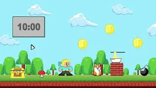 80s Arcade Games - 10 Minutes Countdown Timer for Classroom