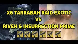 Tarrabah Exotic SMG vs Riven & Insurrection Prime Raid Bosses - 1 Phase kill Destiny 2