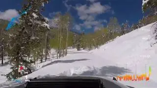 Upper Buckhorn Canyon - Pennock Pass DEEP SNOW - level 6 road 5-20-17