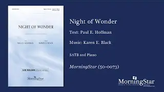 Night of Wonder by Karen E. Black - Scrolling Score
