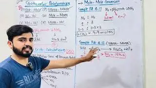 Sample Problem 4.11 & 4.12 | Class 11  | Chapter 4 Stoichiometry Full Solution | Ansar Abbas Khan