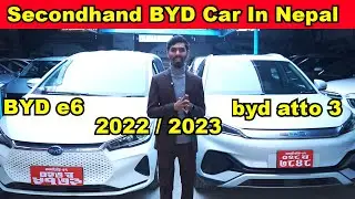 Secondhand BYD Car Price In Nepal 2025 II BYD e6 II BYD atto 3 II Hamro Automobile II Auto Bazar