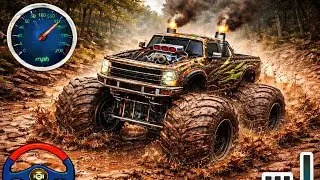 Monster Truck Off-Road Racing 🚛💥 | Extreme Mud Stunts & Crazy Speed #MonsterTruck