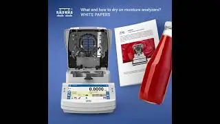 How to Set Moisture Analyzer Parameters: RADWAG White Papers (MA X7, 5Y, X2 & R)