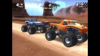 Monster Jam 2007 The Game - Historic Sunville Eliminator in 2:40.63 (PS2)