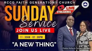 A NEW THING!  // Sunday Worship & Breakthrough Service // 11/01/2026