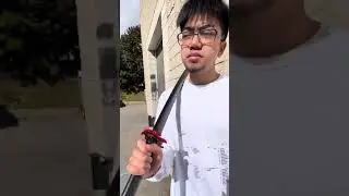 Tanjiro's SWORD from #demonslayer