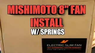 Honda CRX 8' Mishimoto Fan Un-boxing and Install