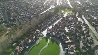 The Poplars and Aspen Park from the Air