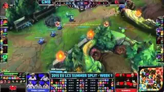League of Legends GMB vs EL  [RU] EU LCS Summer Split 2015: Неделя 1. Olsior и ATRemains