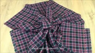 Tartan Brushed Cotton Dress Fabric