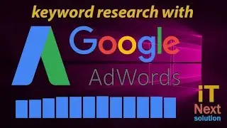 keyword research with google keyword planner -(2018)| it-nextsolution